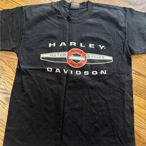 Vintage Harley Davidson T-Shirt Mens Germany  Black Graphic XL Shirt